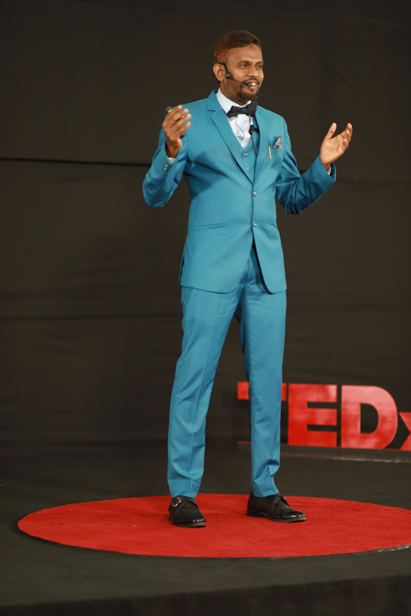 Fatha Khan speaking at TEDx